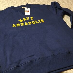 Hillflint Navy Annapolis Blue Sweatshirt NWTs